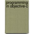 Programming in Objective-C