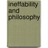 Ineffability and Philosophy