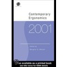Contemporary Ergonomics 2001 door Margaret Hanson