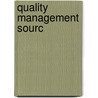 Quality Management Sourc door Diane Zable