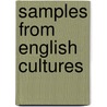 Samples from English Cultures door Josephine Klein