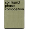 Soil Liquid Phase Composition door V.V. Snakin
