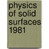Physics of Solid Surfaces 1981