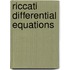 Riccati differential equations