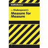 CliffsNotes Measure for Measure door M.L.S.L.L. Hillegass