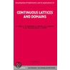 Continuous Lattices and Domains door K.H. Hofmann