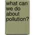 What Can We Do About Pollution?