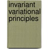 Invariant variational principles door Martin Logan