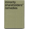 Minority Shareholders'' Remedies door A.J. Boyle