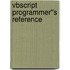 Vbscript Programmer''s Reference