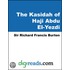 The Kasidah of Haji Abdu El-Yezdi