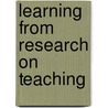 Learning from Research on Teaching by Jere Brophy