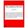 The audience Review, vol. 1, no. 2 door Onbekend