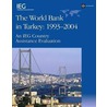 The World Bank in Turkey, 1993-2004 door Basil Kavalsky