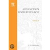 Advances in Food Research, Volume 20 by Unknown