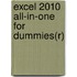 Excel 2010 All-in-One For Dummies(r)