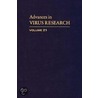 Advances In Virus Research, Volume 21 door Onbekend