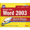 Microsoft Office Word 2003 QuickSteps door Marty Matthews