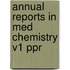 Annual Reports In Med Chemistry V1 Ppr