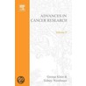 Advances in Cancer Research, Volume 17 door Jesse P. Greenstein