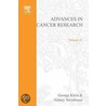 Advances in Cancer Research, Volume 21 door Technology'