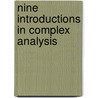 Nine Introductions in Complex Analysis door Sanford L. Segal