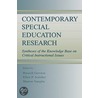 Contemporary Special Education Research by Ronald H. Thomas