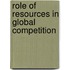 Role of Resources in Global Competition