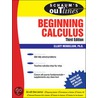 Schaum''s Outline of Beginning Calculus door Elliott Mendelson