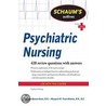 Schaum''s Outline of Psychiatric Nursing by Margaret Travis-Dinkins