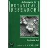 Advances in Botanical Research, Volume 16 by J.A. Callow