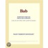Bab (Webster''s French Thesaurus Edition)