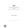 Paz (Webster''s Korean Thesaurus Edition) by Inc. Icon Group International