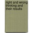 Right And Wrong Thinking and Their Results