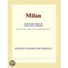 Milan (Webster''s French Thesaurus Edition) door Inc. Icon Group International