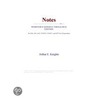 Notes (Webster''s German Thesaurus Edition) by Inc. Icon Group International