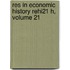 Res in Economic History Rehi21 H, Volume 21