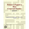 Webster''s English to Bena Crossword Puzzles door Inc. Icon Group International
