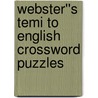 Webster''s Temi to English Crossword Puzzles by Inc. Icon Group International