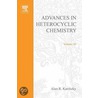 Advances in Heterocyclic Chemistry, Volume 45 door Alan R. Katritzky