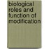 Biological Roles and Function of Modification