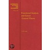Functional Analysis and Linear Control Theory door Unknown Author