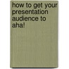How to Get Your Presentation Audience to Aha! door Jerry Weissman