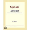 Options (Webster''s French Thesaurus Edition) door Inc. Icon Group International