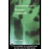 The Routledge Companion to Russian Literature by Neil Cornwell
