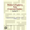 Webster''s English to Taita Crossword Puzzles by Inc. Icon Group International