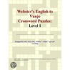 Webster''s English to Vunjo Crossword Puzzles door Inc. Icon Group International