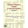 Webster''s Hindi to English Crossword Puzzles by Inc. Icon Group International
