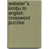 Webster''s Kimbu to English Crossword Puzzles by Inc. Icon Group International