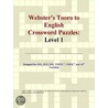 Webster''s Tooro to English Crossword Puzzles door Inc. Icon Group International